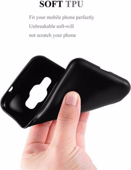 Actual product image Cadorabo TPU Matt Metallic Cover (Samsung Galaxy J1 (2016))