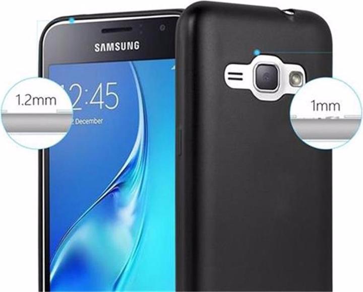 Actual product image Cadorabo TPU Matt Metallic Cover (Samsung Galaxy J1 (2016))