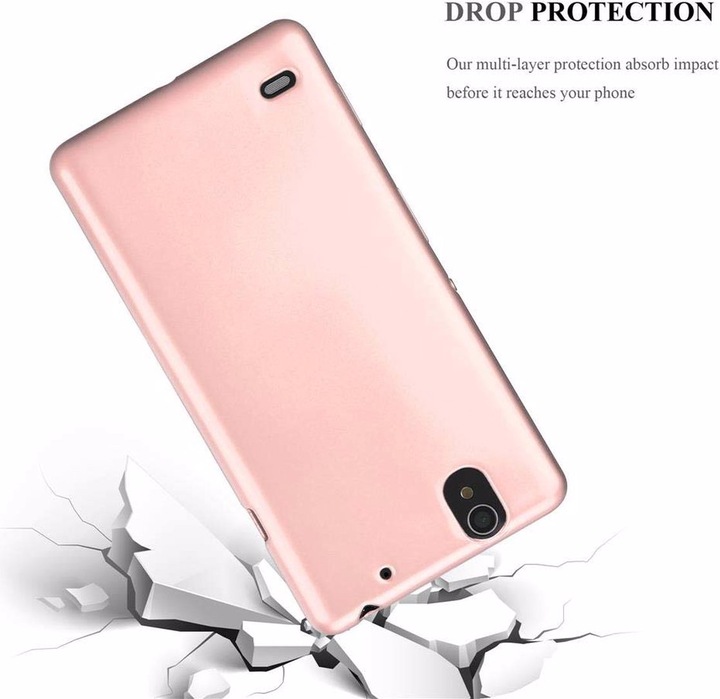Produktbild Cadorabo TPU Matt Metallic Cover (Sony Xperia C4)