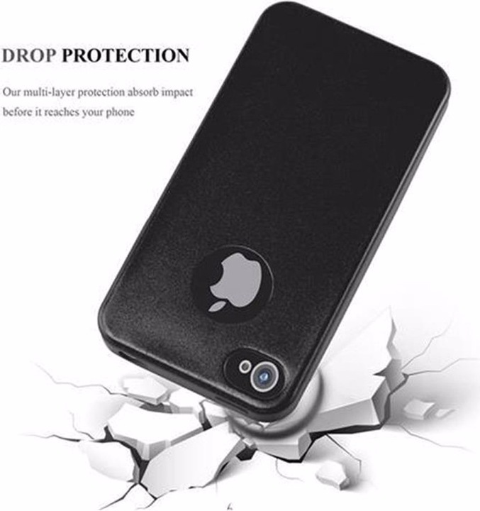 Produktbild Cadorabo TPU Matt Metallic Cover (Apple iPhone 4, LG G4s)