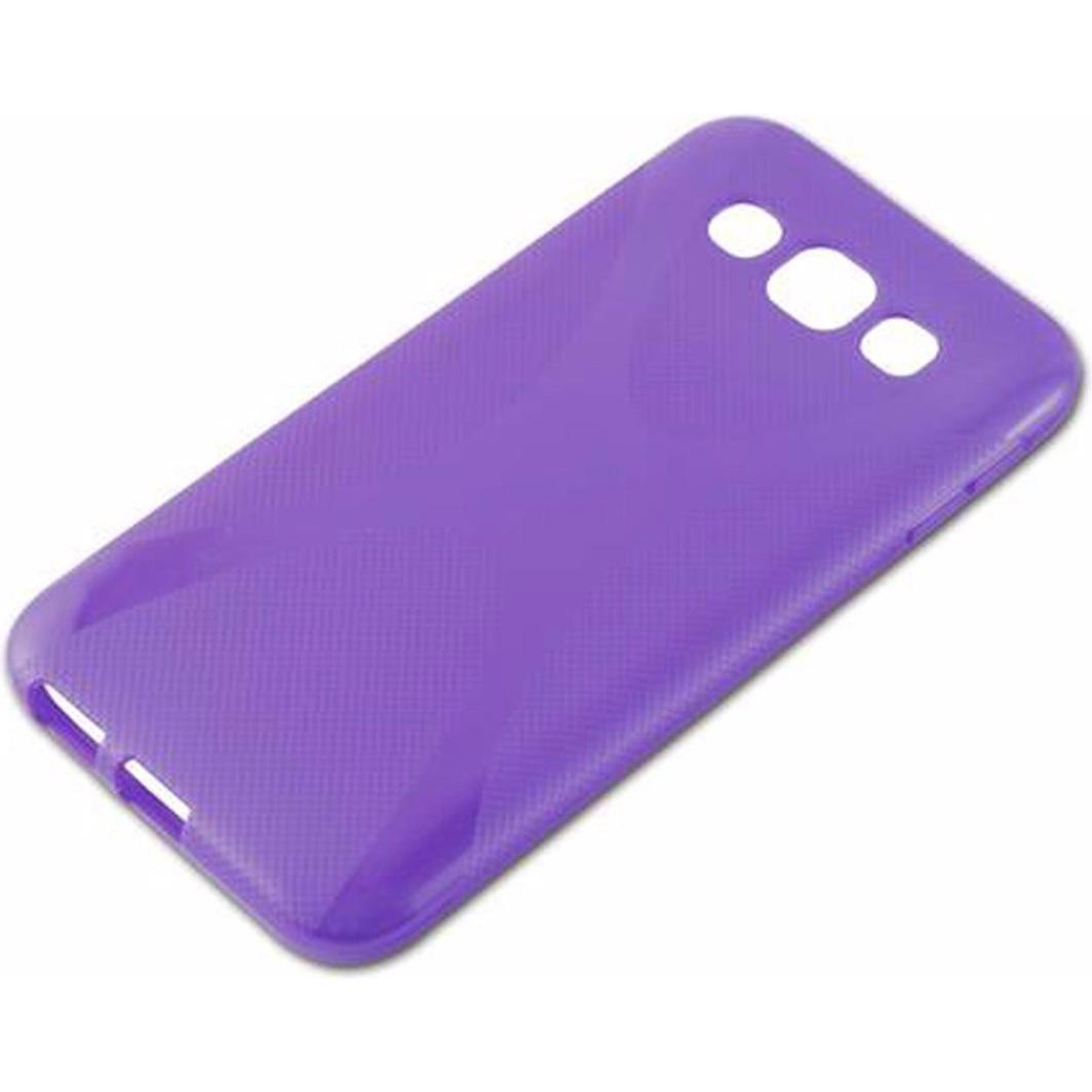 Thumbnail - Cadorabo TPU X-Line Cover (Samsung Galaxy E5), Smartphone Hülle, Violett