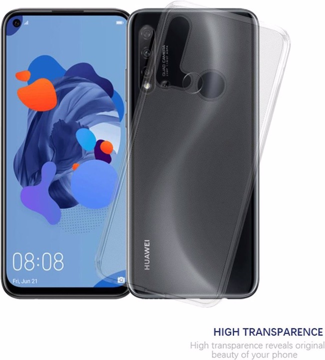 Produktbild Cadorabo TPU Ultra Slim AIR Cover (Huawei P20 Lite (2019), Huawei Nova 5i)