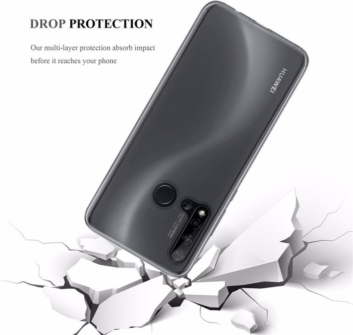 Produktbild Cadorabo TPU Ultra Slim AIR Cover (Huawei P20 Lite (2019), Huawei Nova 5i)