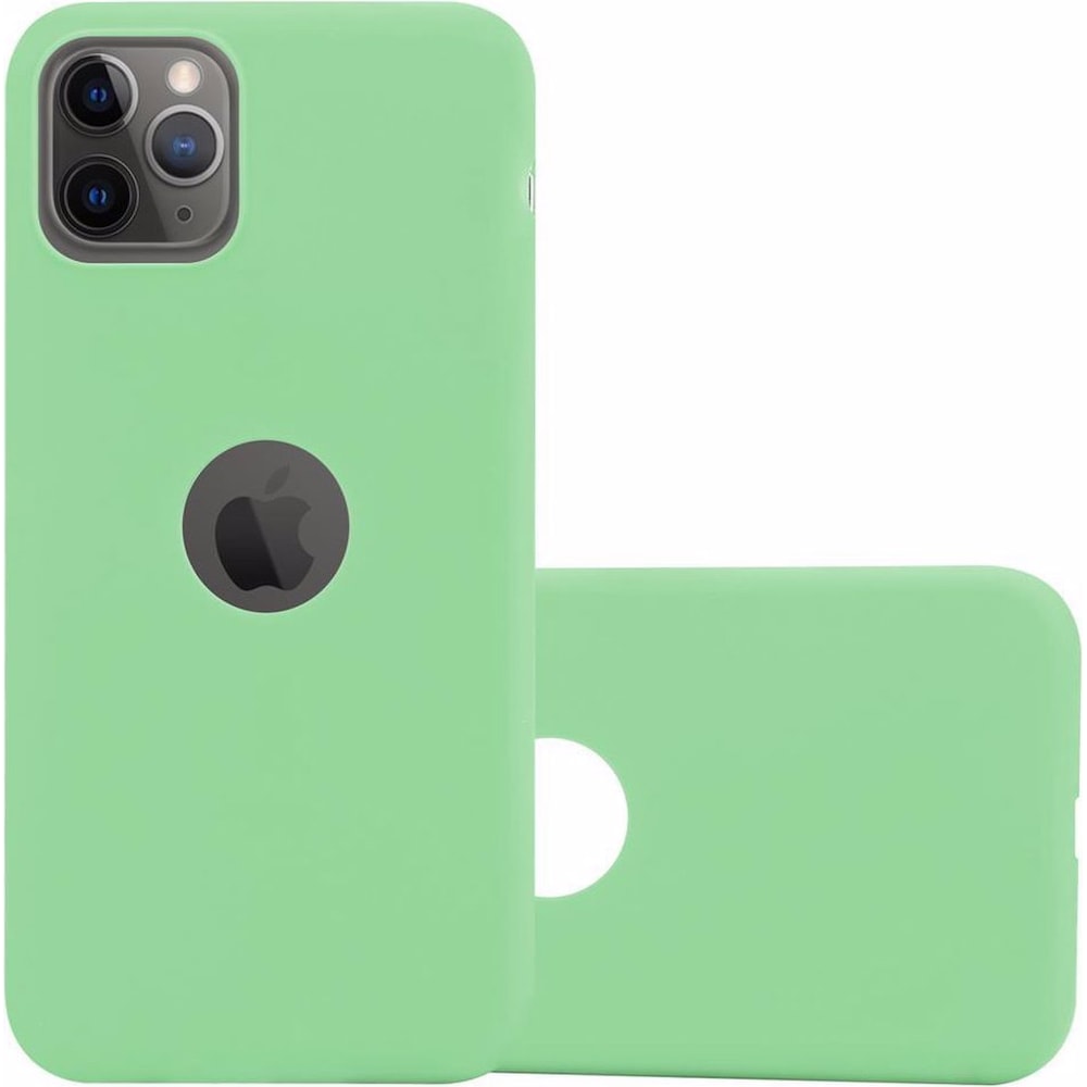 Cadorabo TPU Candy Cover (Apple iPhone 11 Pro Max), Smartphone Hülle, Grün