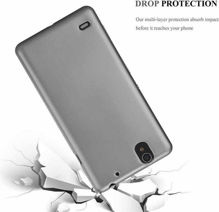 Produktbild Cadorabo TPU Matt Metallic Cover (Sony Xperia C4)