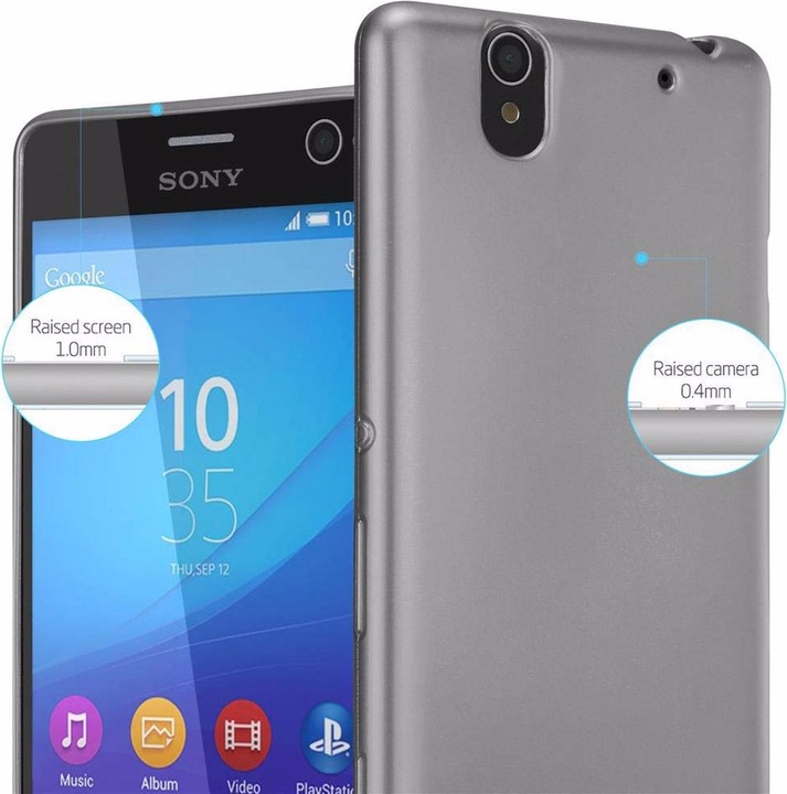 Produktbild Cadorabo TPU Matt Metallic Cover (Sony Xperia C4)
