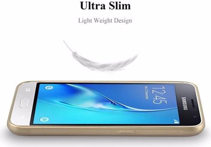 Produktbild Cadorabo TPU Matt Metallic Cover (Samsung Galaxy J1 (2016))