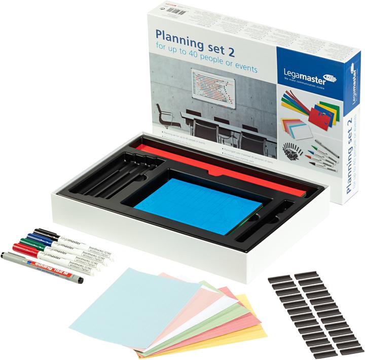 Productafbeelding Legamaster Accessoire set Planning 2 voor 40 personen