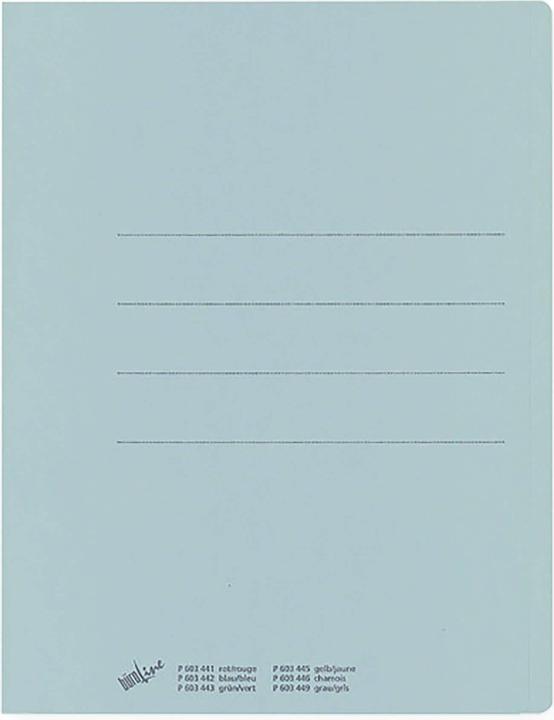 Image du produit BüroLine Chemises à rabats A4 - 3 rainures (A4, 100x)