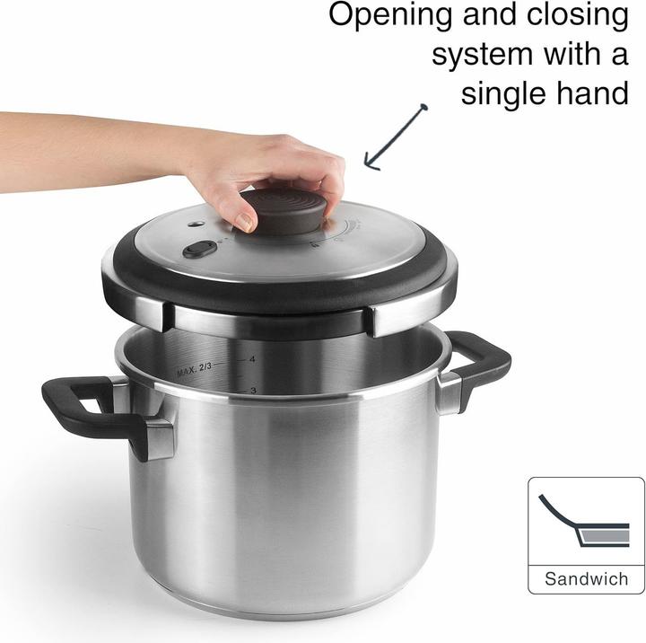 Produktbild Lacor Sicuro (Dampfkochtopf, Edelstahl)