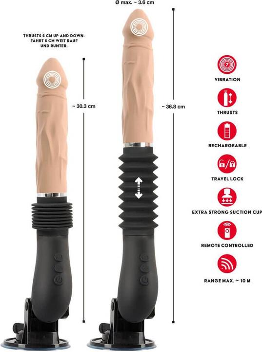 Produktbild You2Toys RC Fucking Machine Flesh