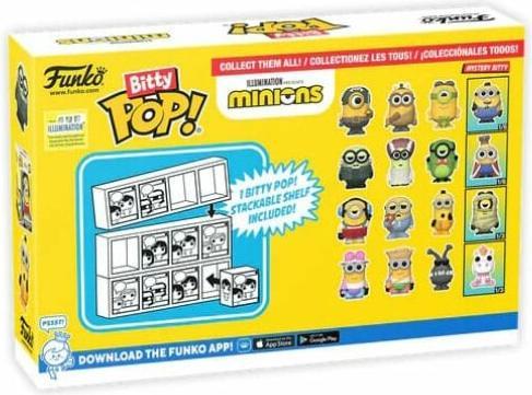 Produktbild Funko MINIONS - Bitty Pop 4 Pack 2.5cm - Frankenbob
