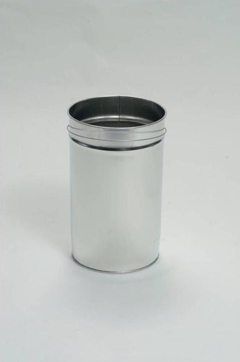 Actual product image Durable Wastebasket metal with ashtray round (17 l)