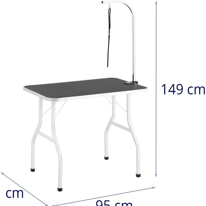 Produktbild Physa Trimmtisch Hund Hundefrisiertisch Schertisch Schlaufe 91 x 61 x 76 cm klappbar