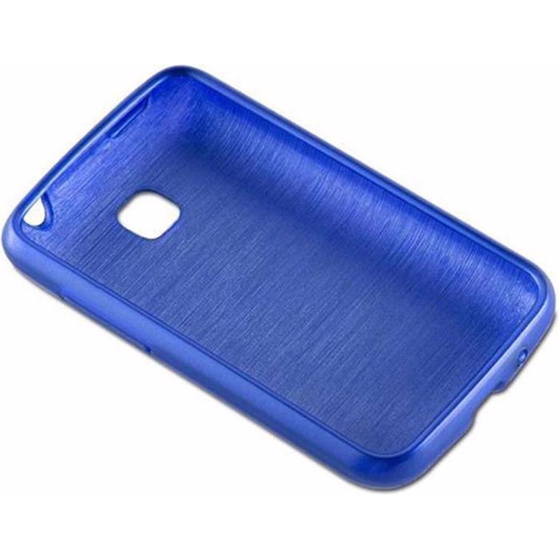 Thumbnail - Cadorabo TPU Brushed Cover (LG Optimus L3 II), Smartphone Hülle, Blau