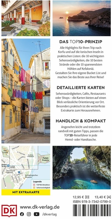 Produktbild TOP10 Reiseführer Korfu & Ionische Inseln (Deutsch, DK Verlag Reise, 2024)