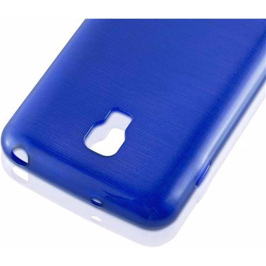 Thumbnail - Cadorabo TPU Brushed Cover (LG Optimus L7 II), Smartphone Hülle, Blau