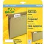 Actual product image Avery Visible tab labels