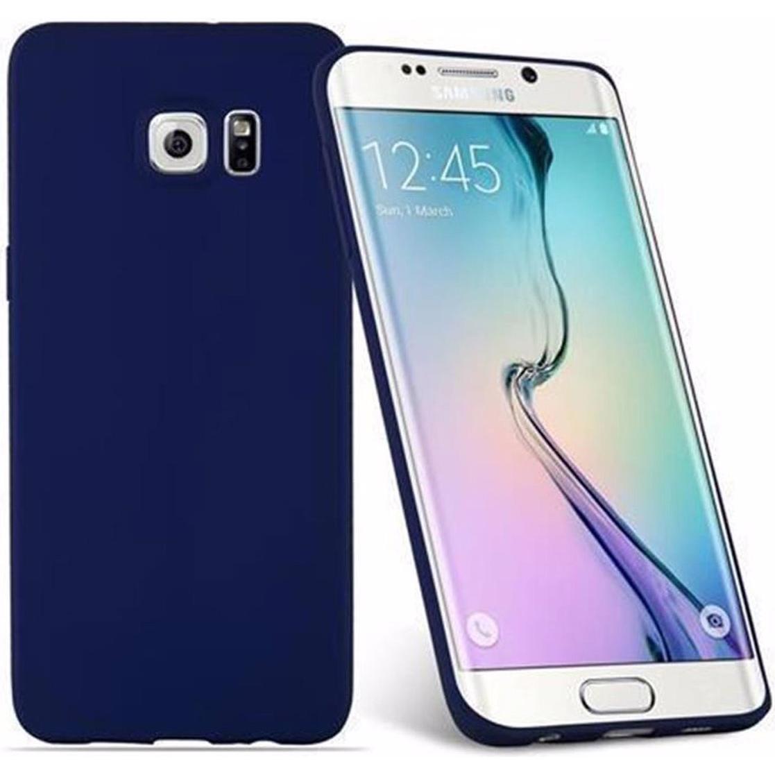 Thumbnail - Cadorabo TPU Candy Cover (Samsung Galaxy S6 Edge), Smartphone Hülle, Blau