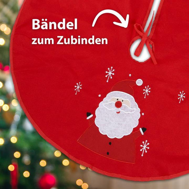 Produktbild Hermex Weihnachtsbaumdecke Christbaum-Rock Tannenbaum-Teppich Baumrock-Matte (1-teilig)