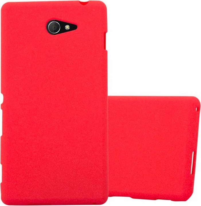 Actual product image Cadorabo TPU Frosted Cover (Sony Xperia M2 Aqua, Sony Xperia M2)