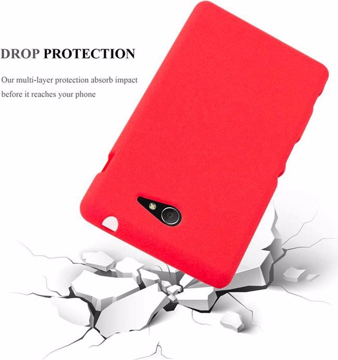 Actual product image Cadorabo TPU Frosted Cover (Sony Xperia M2 Aqua, Sony Xperia M2)