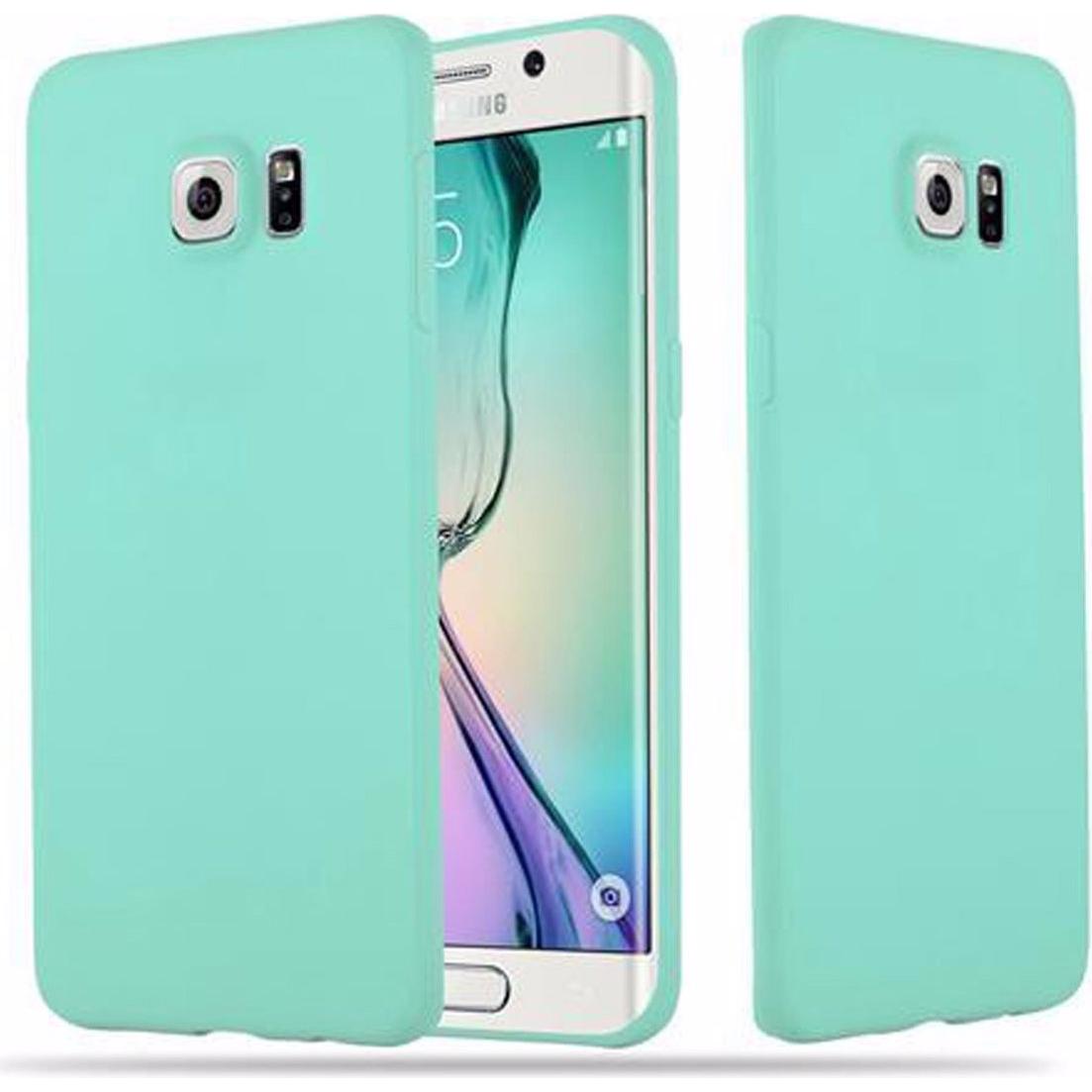 Thumbnail - Cadorabo TPU Candy Cover (Samsung Galaxy S6 Edge), Smartphone Hülle, Blau