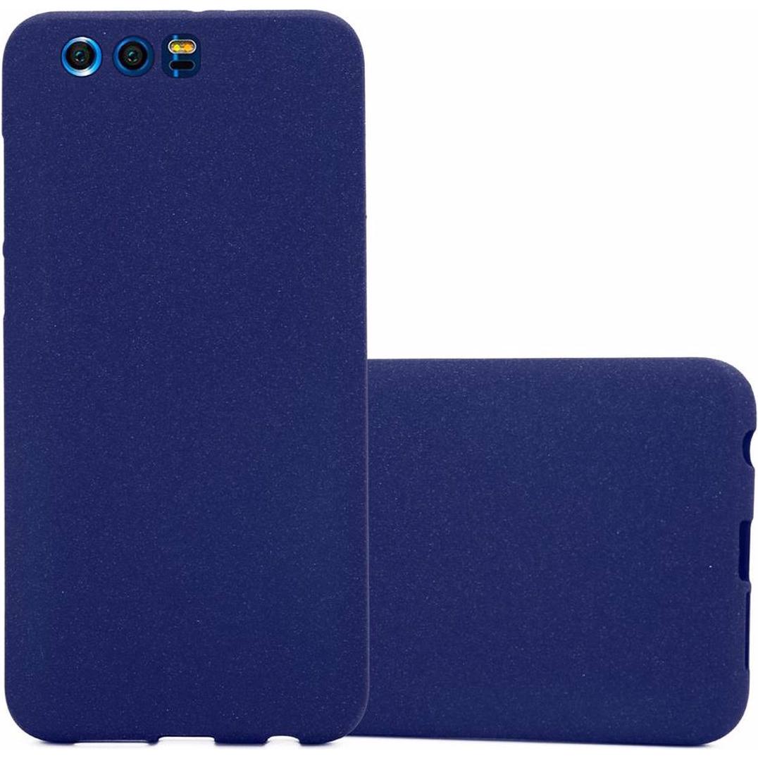 Cadorabo TPU Frosted Cover (Honor 9), Smartphone Hülle, Blau