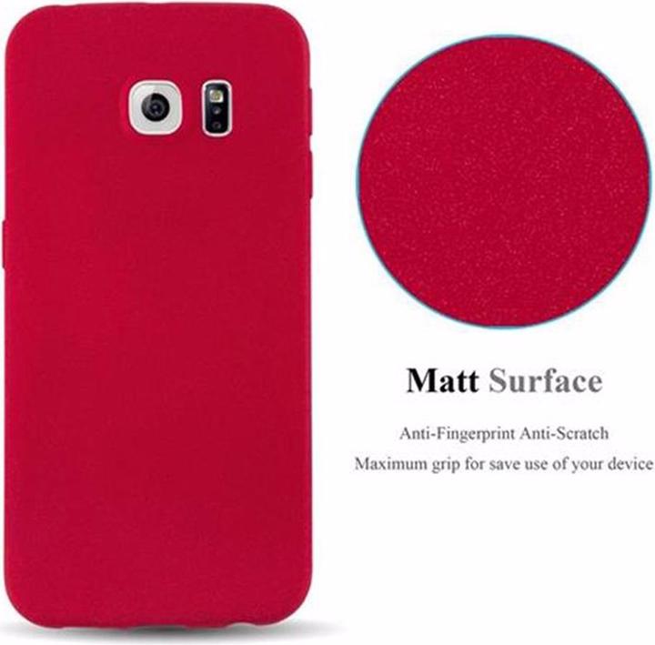 Actual product image Cadorabo TPU Frosted Cover (Samsung Galaxy S6 Edge)