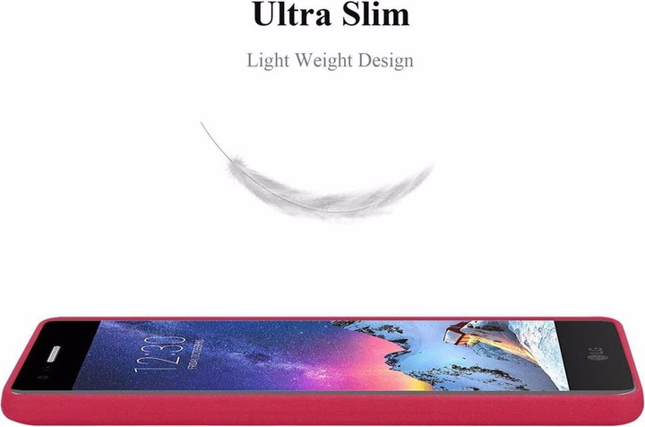 Actual product image Cadorabo TPU Frosted Cover (LG K8 2017)