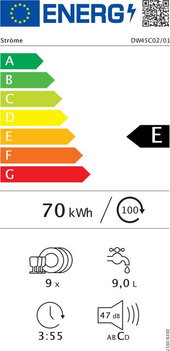 Energy Label Ströme DW45C02/01WH