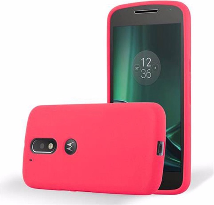 Actual product image Cadorabo TPU Frosted Cover (Motorola Moto G4 Plus, Motorola Moto G4)