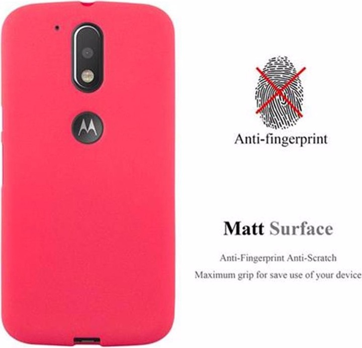 Actual product image Cadorabo TPU Frosted Cover (Motorola Moto G4 Plus, Motorola Moto G4)
