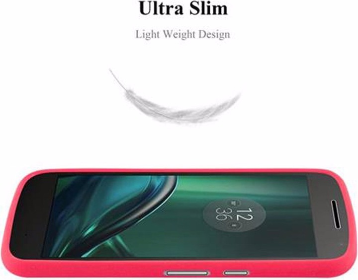 Actual product image Cadorabo TPU Frosted Cover (Motorola Moto G4 Plus, Motorola Moto G4)