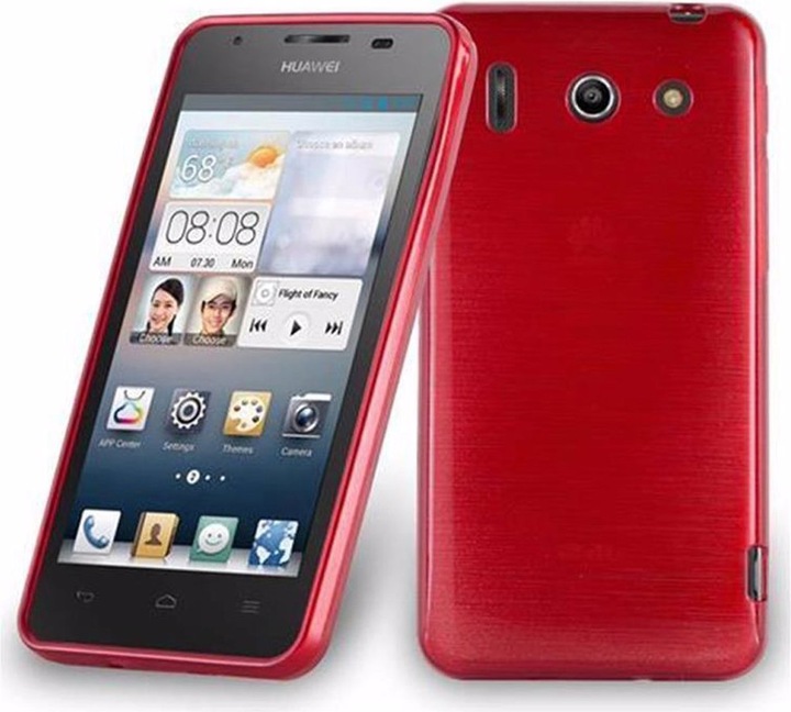 Image du produit Cadorabo Couverture TPU brossé (Huawei Ascend G520, Huawei Ascend G510, Huawei Ascend G525)