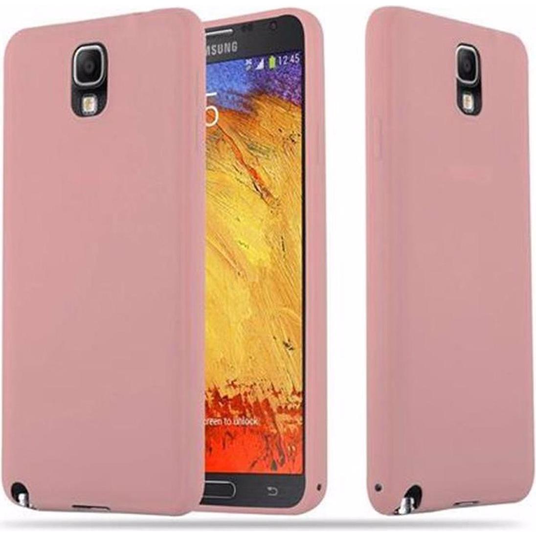 Cadorabo TPU Candy Cover (Samsung Galaxy Note 3), Smartphone Hülle, Rosa