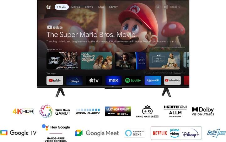Image du produit TCL 43P755 (43", LED, 4K, 2024)