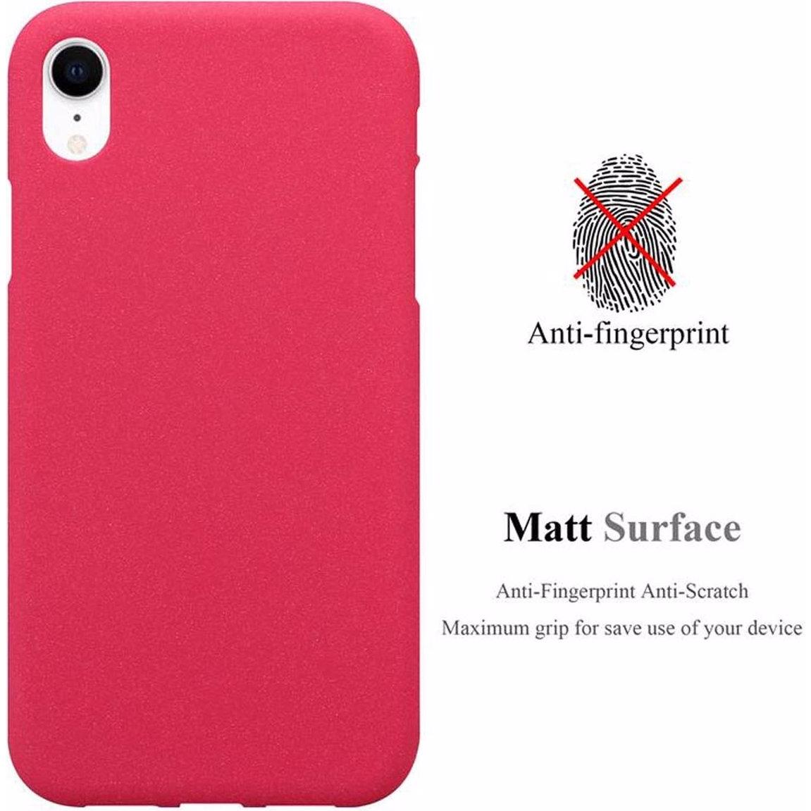 Thumbnail - Cadorabo TPU Frosted Cover (Apple iPhone XR), Smartphone Hülle, Rot