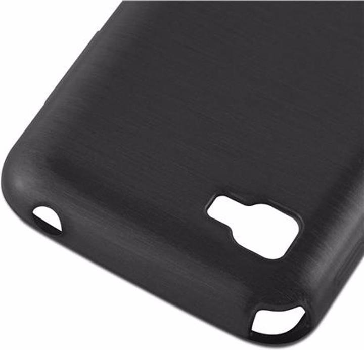 Actual product image Cadorabo TPU Brushed Cover (LG Optimus L4 II)