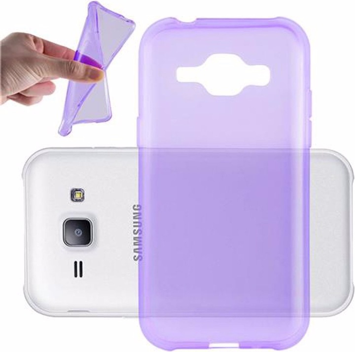 Actual product image Cadorabo TPU Ultra Slim AIR Cover (Samsung Galaxy J1)