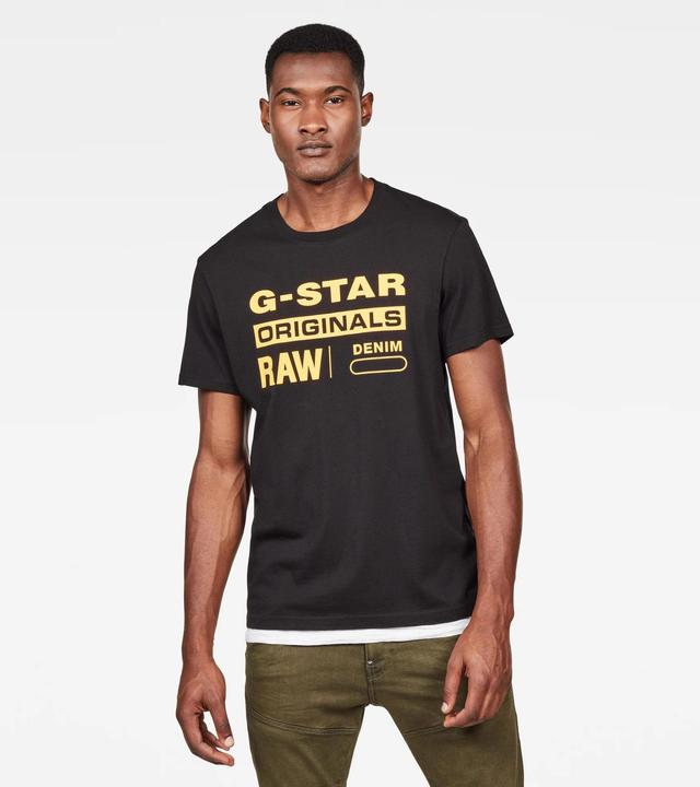 Produktbild G-Star Printed Graphic Eight T-Shirt Regular Fit Black (S)