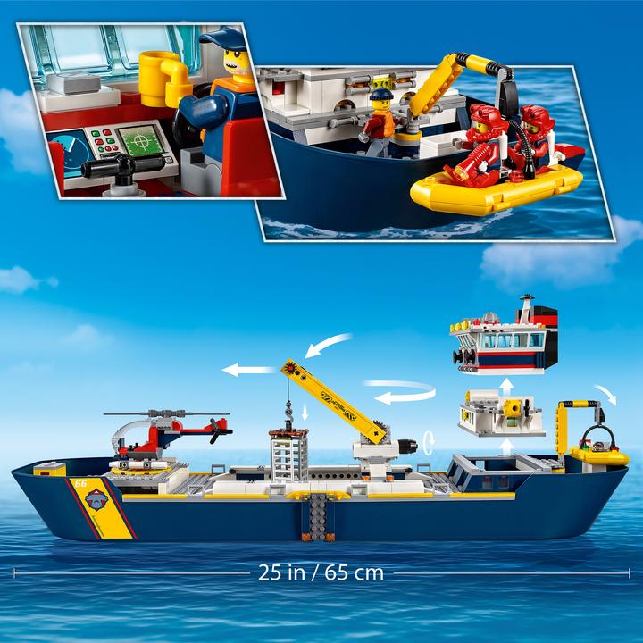 Produktbild LEGO Meeresforschungsschiff (60266, LEGO City)