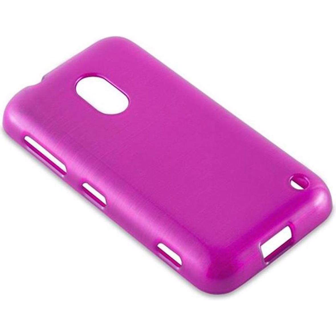 Thumbnail - Cadorabo TPU Brushed Cover (Nokia Lumia 620), Smartphone Hülle, Rosa