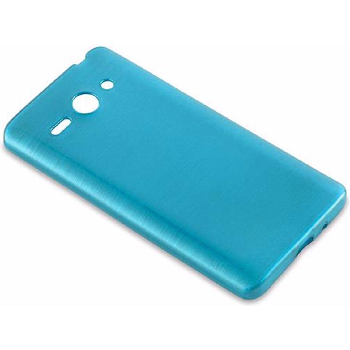 Thumbnail - Cadorabo TPU Brushed Cover (Huawei Ascend G510, Huawei Ascend G525, Huawei Ascend G520), Smartphone Hülle, Türkis