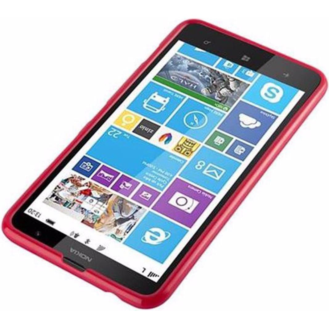 Thumbnail - Cadorabo TPU Jelly Cover (Nokia Lumia 1320), Smartphone Hülle, Rot