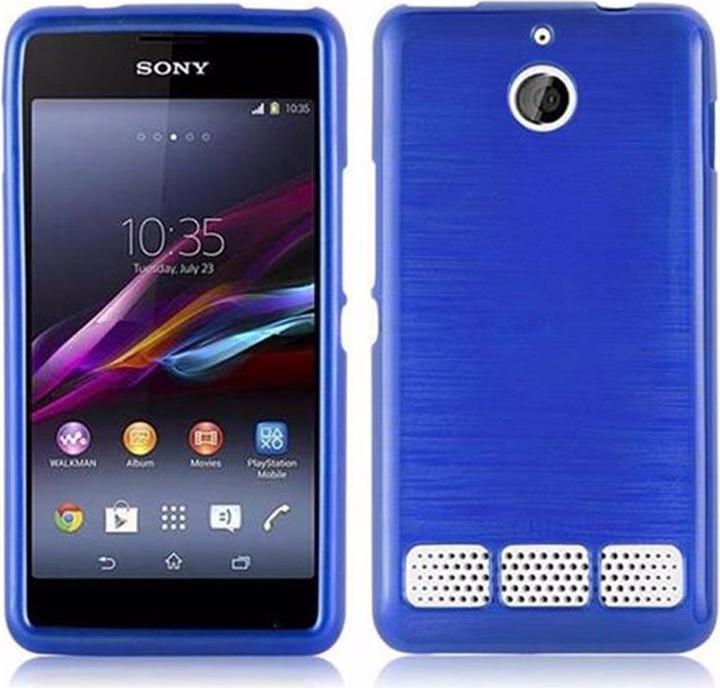 Actual product image Cadorabo TPU Brushed Cover (Sony Xperia E1)