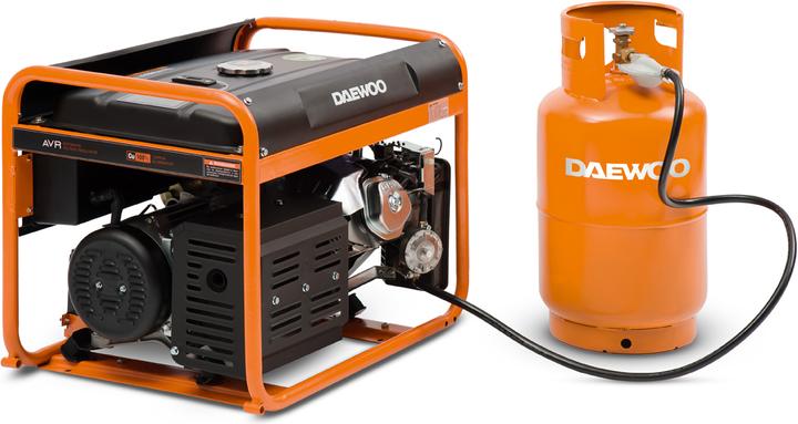 Produktbild Daewoo Power Products LPG-Benzin Stromerzeuger DUAL-FUEL (6000 W, 30 l)