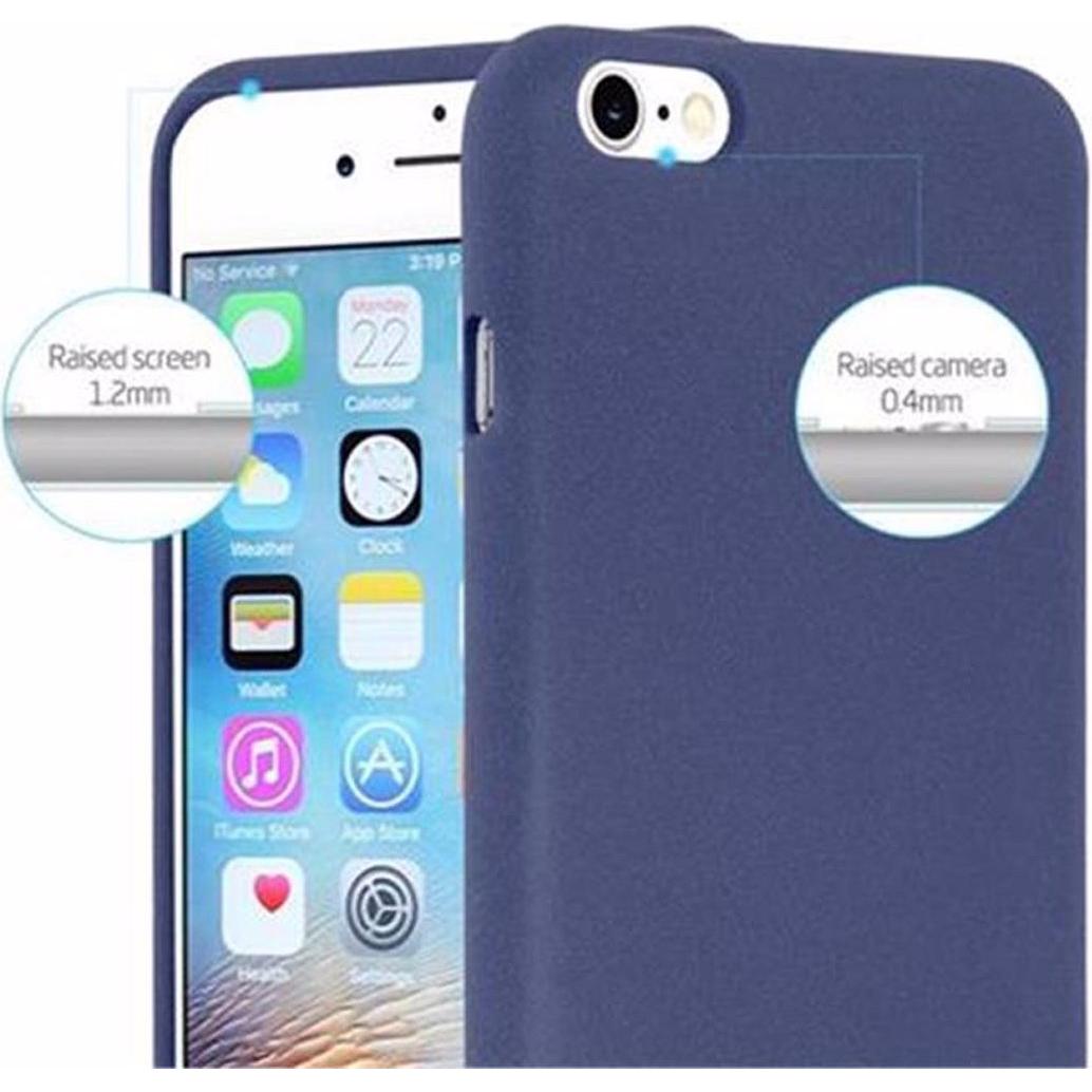 Thumbnail - Cadorabo TPU Frosted Cover (Apple iPhone 6 Plus), Smartphone Hülle, Blau