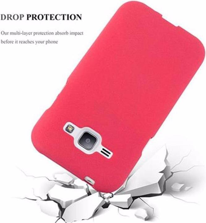 Actual product image Cadorabo TPU Frosted Cover (Samsung Galaxy J1)