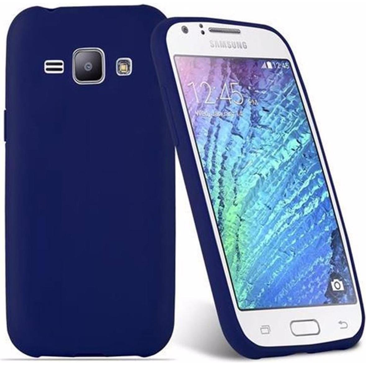 Thumbnail - Cadorabo TPU Candy Cover (Samsung Galaxy J1), Smartphone Hülle, Blau